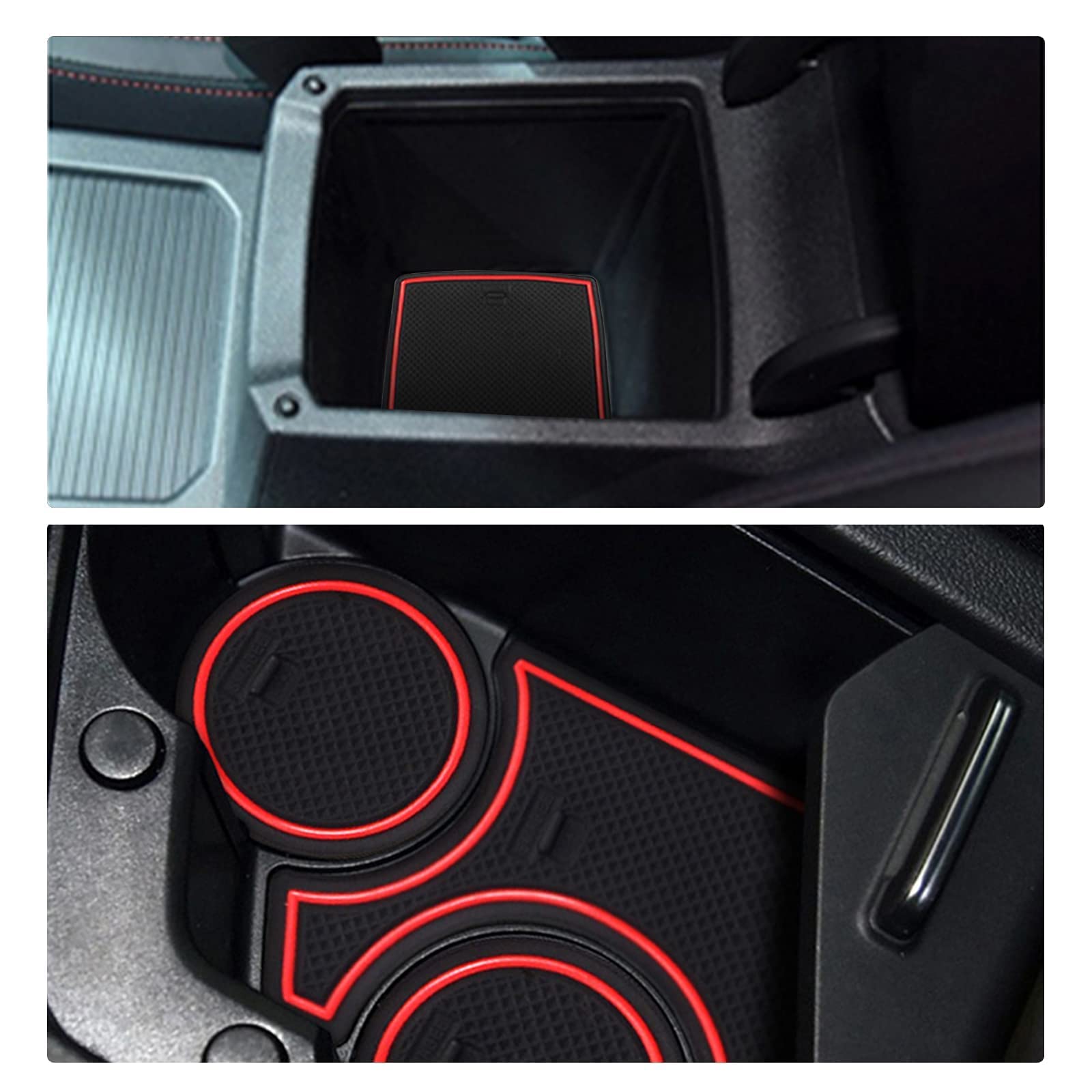 VW Tiguan 2 Door Slot Mats 2016+ - LFOTPP Car Accessories