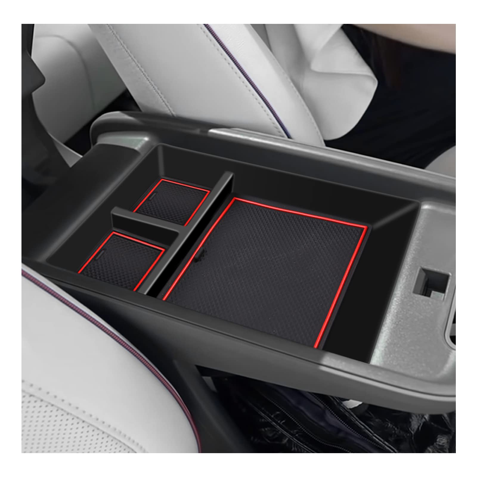 For Hyundai IONIQ 5 2021+ Central Armrest Storage Box Organizer Center  Console Tray Stowing Tidying Car Accessories - AliExpress