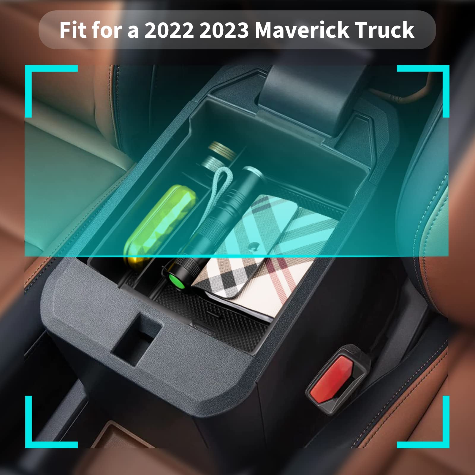 Ford Maverick (P758) Bilayer Armrest Storage Box Tray 2022+ - LFOTPP Car Accessories