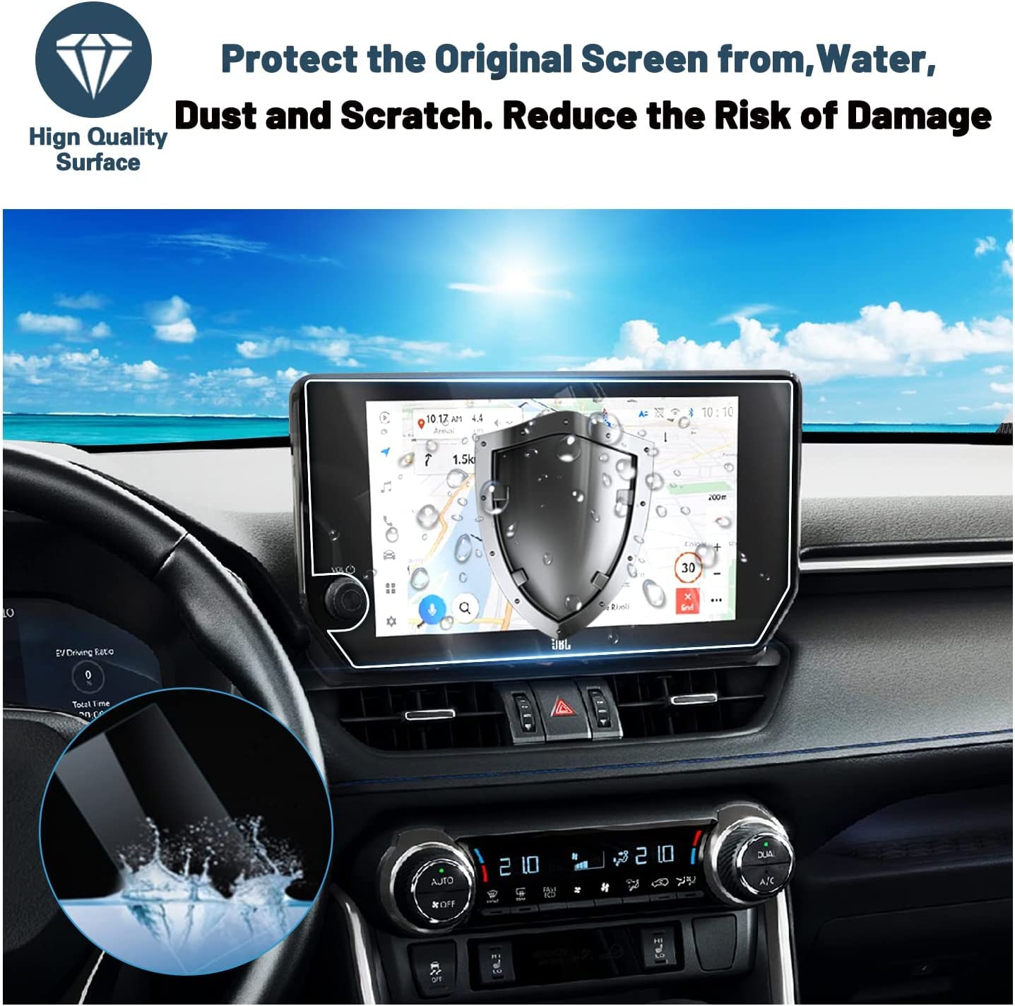 Toyota RAV4 10.5" Screen Protector 2023+ - LFOTPP Car Accessories