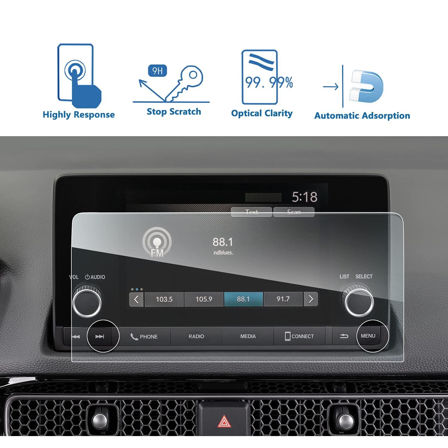 2023 Honda CRV Screen Protector for 2017 2018 2019 2020 2021 2022 2023 Honda CRV EX EX-L Touring  Accessories Glass Infotainment Display In-Dash Center Touch Car Navigation Screen Protector-lfotpp-auto-parts.myshopify.com