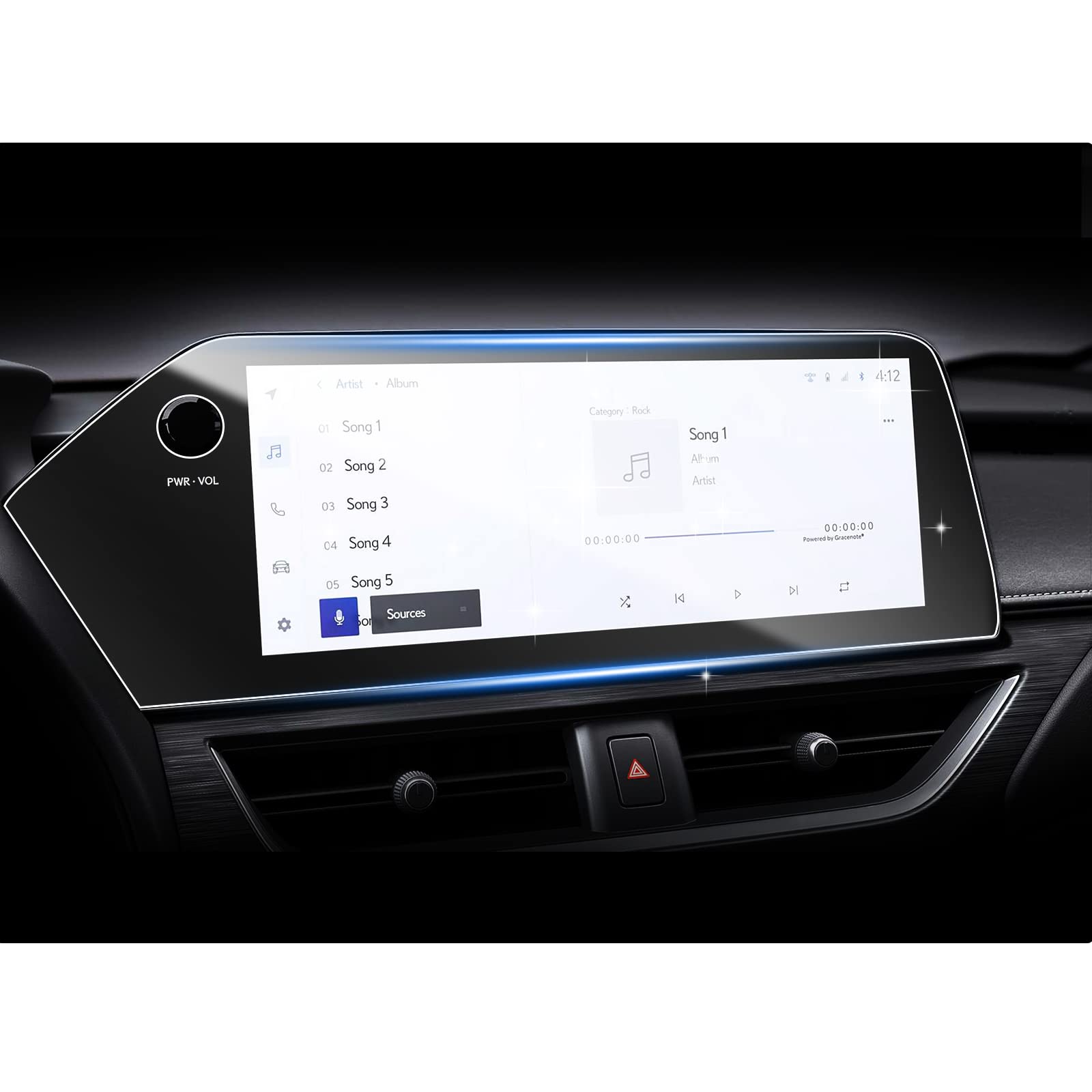 Lexus UX 12.3" Nano Screen Protector 2023+ - LFOTPP Car Accessories
