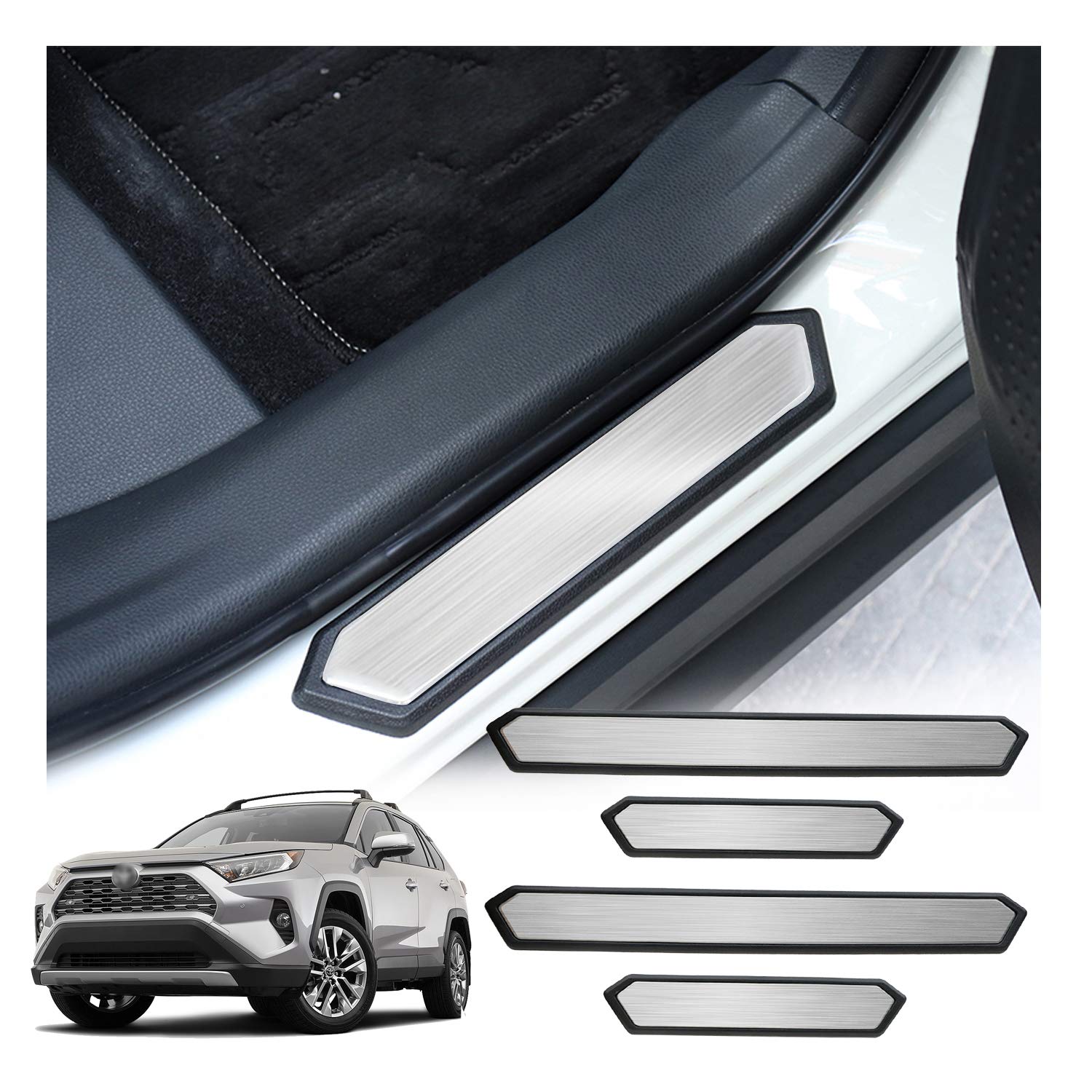 Adhesivo de protección de umbral Toyota RAV4 5 2021+