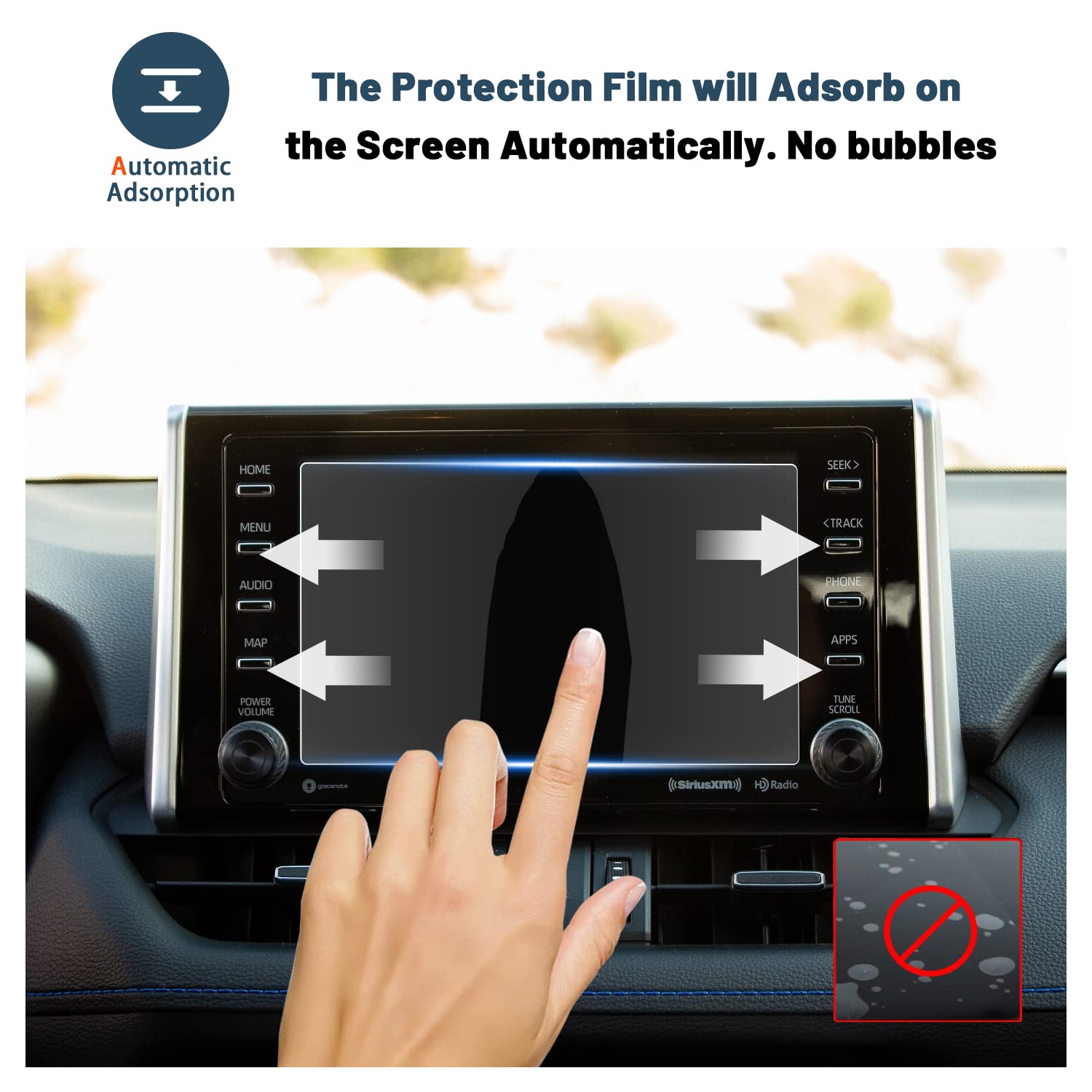 Toyota RAV4 7" Screen Protector 2019+ - LFOTPP Car Accessories