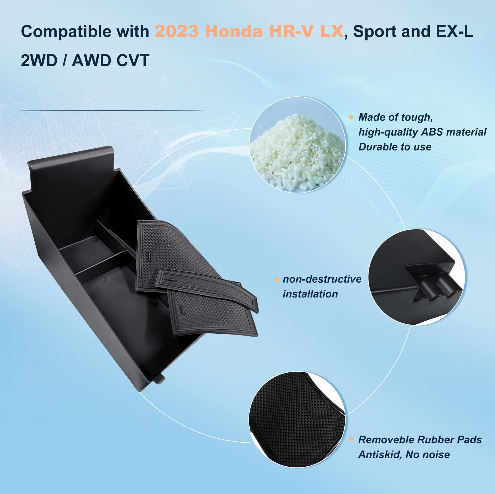 Honda HR-V Storage 2023+ - LFOTPP Car Accessories