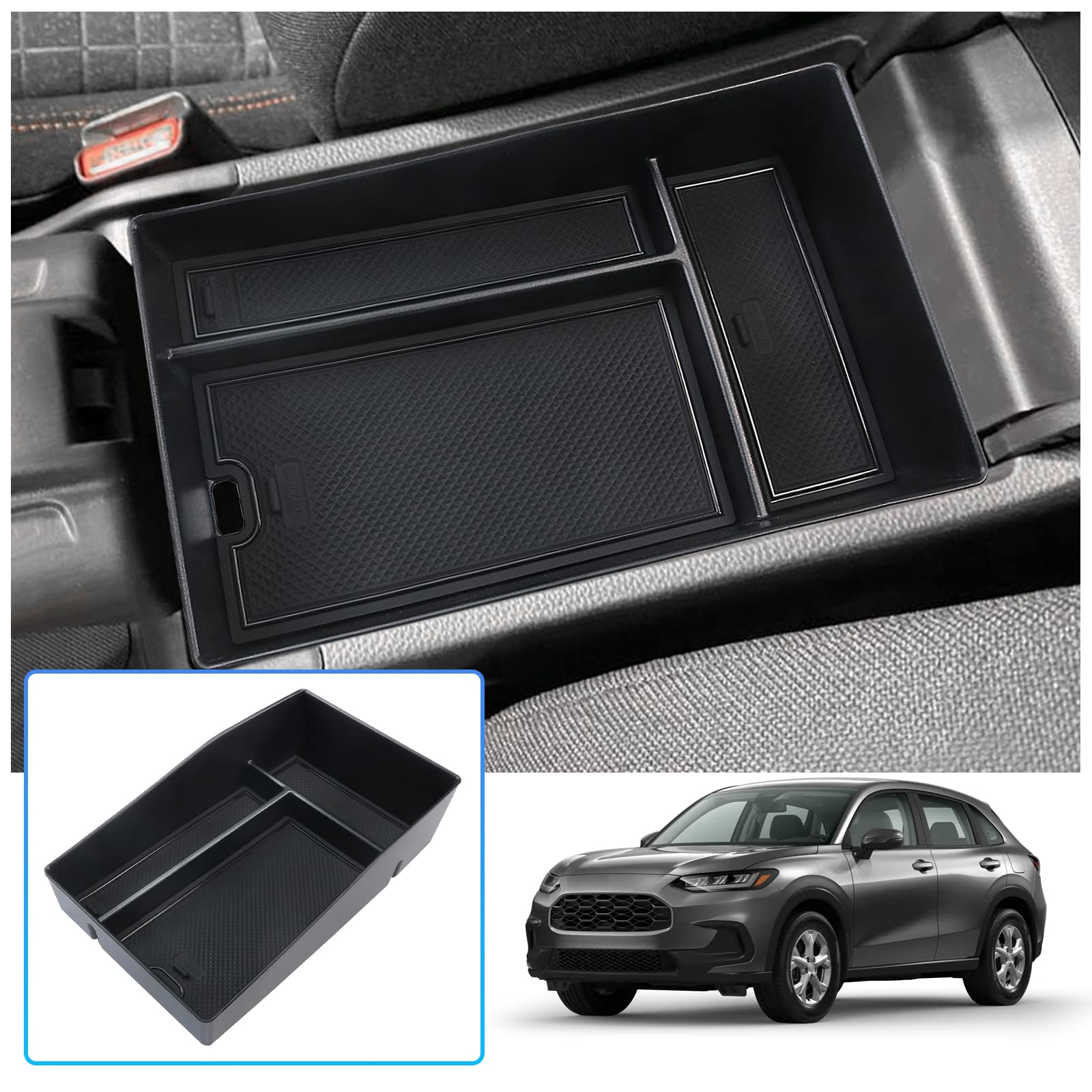For VW Golf 8 2020-2021 Armrest Storage Box Center Console Tray Organizer