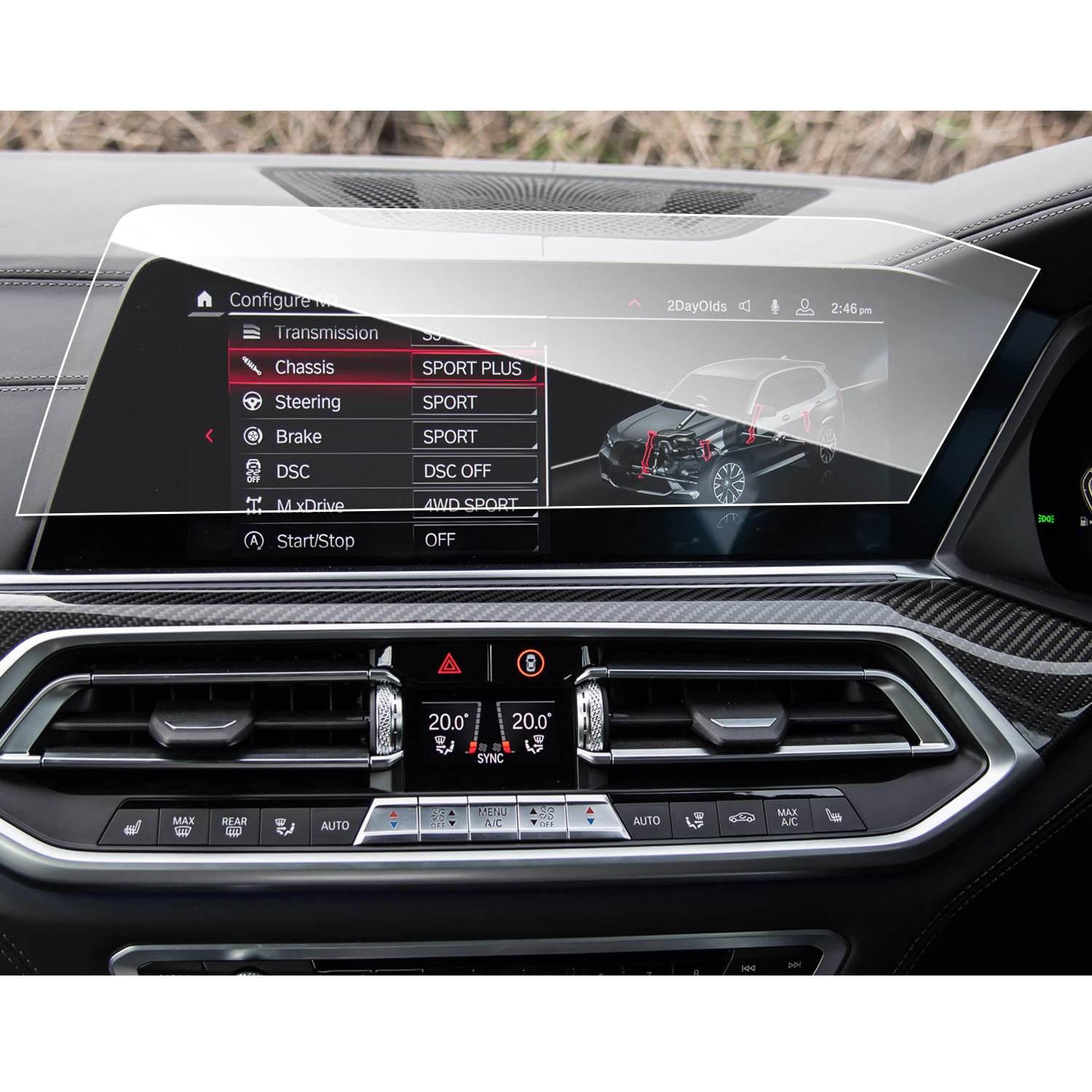 BMW X5 G05 X7 G07 Displayschutzfolie 2021+