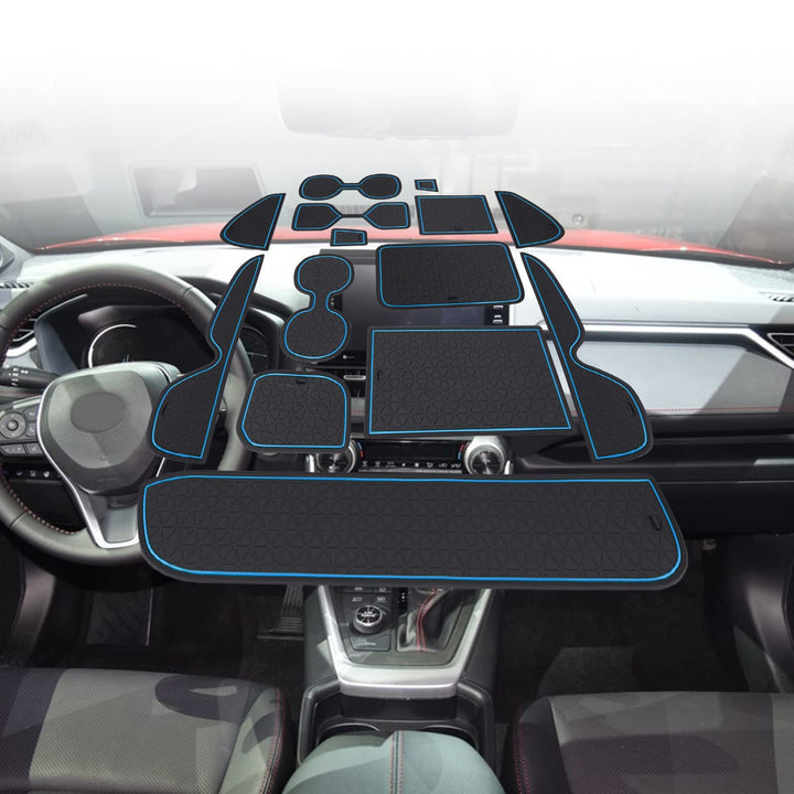 Toyota RAV4 5 Door Slot Mats 2019+ - LFOTPP Car Accessories