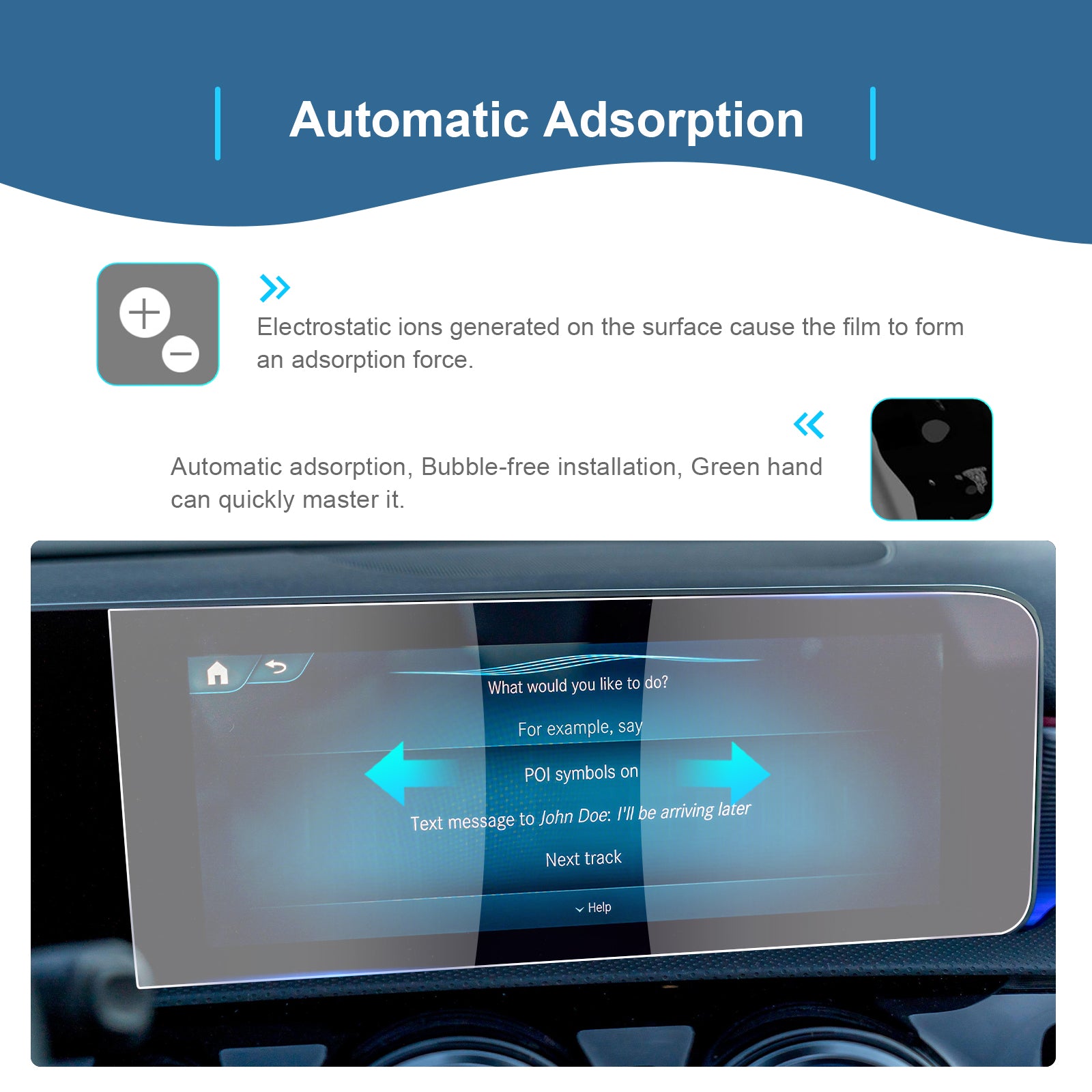 Mercedes 10.25" Screen Protector 2019+ - LFOTPP Car Accessories