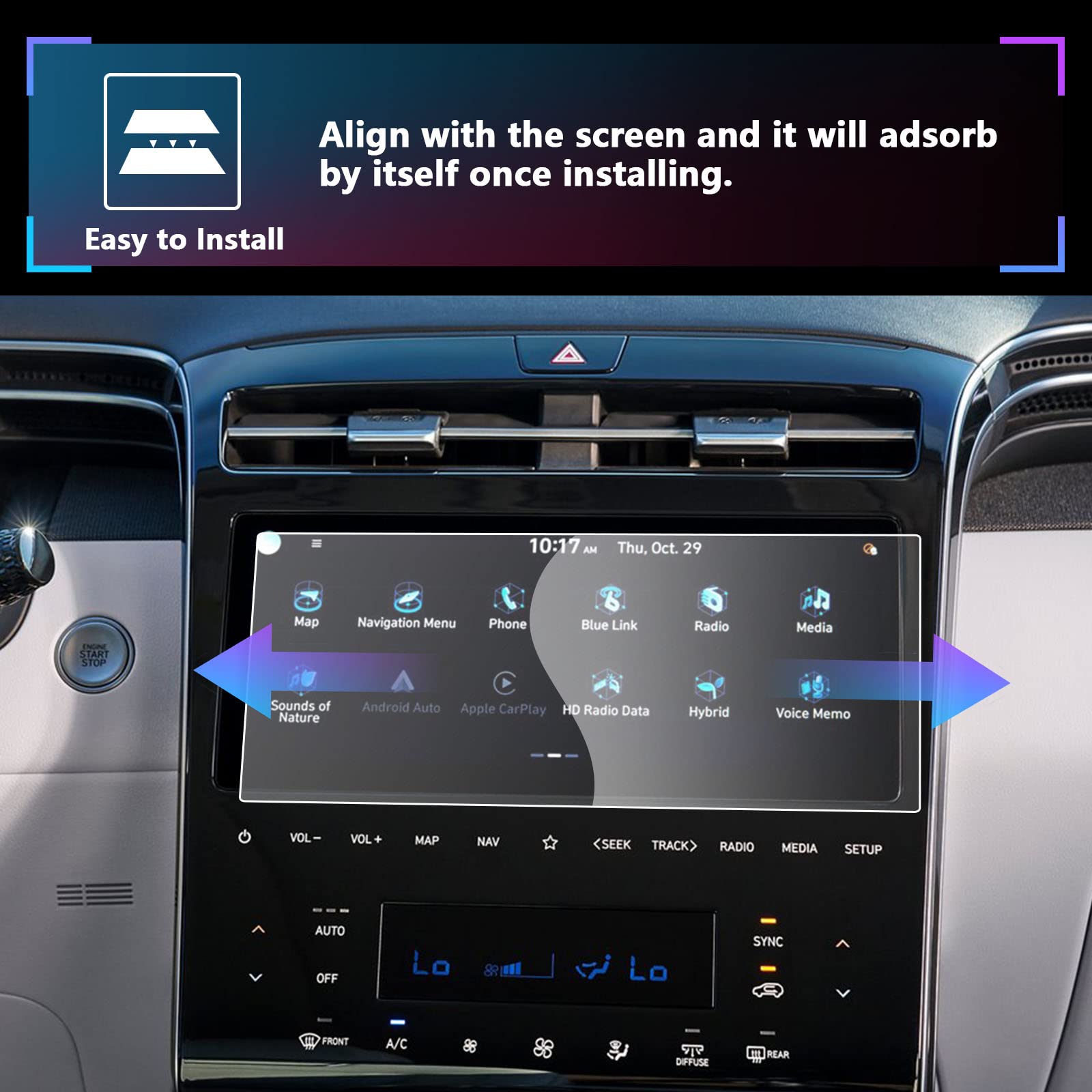 Hyundai Tucson NX4 Screen Protector 2022+ - LFOTPP Car Accessories