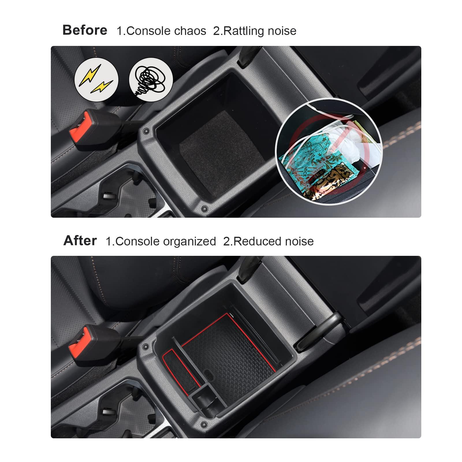 Volkswagen Tiguan 2nd generation Taos Center Armrest Storage Tray - LFOTPP Car Accessories