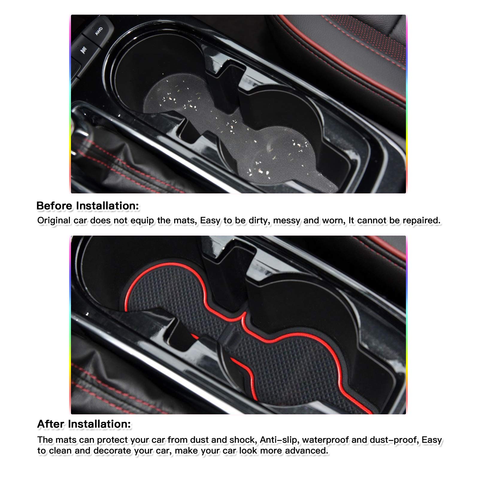 Chevy Trailblazer Door Slot Mats 2021+ - LFOTPP Car Accessories