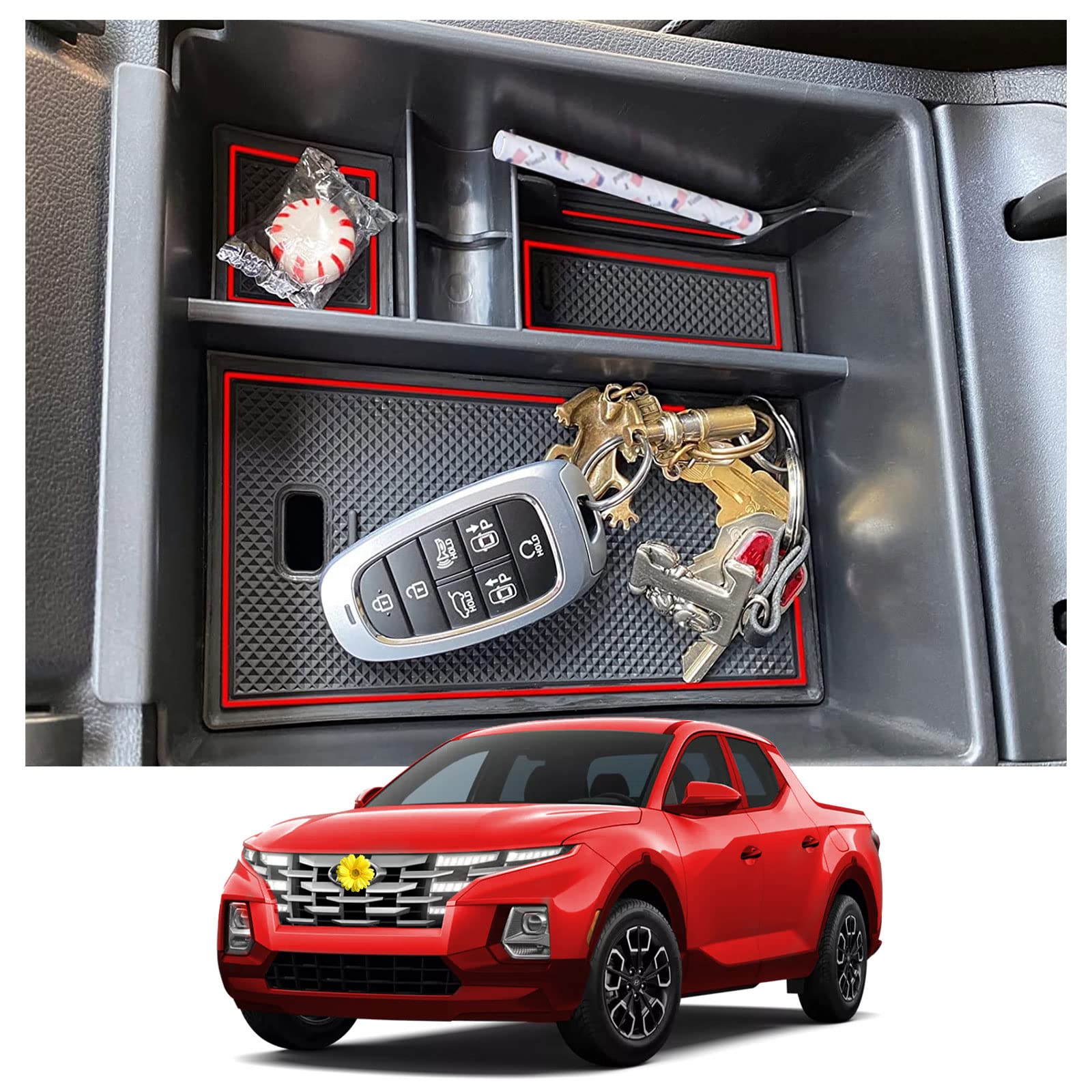 Hyundai Tucson NX4 Center Armrest Tray 2022+ - LFOTPP Car Accessories