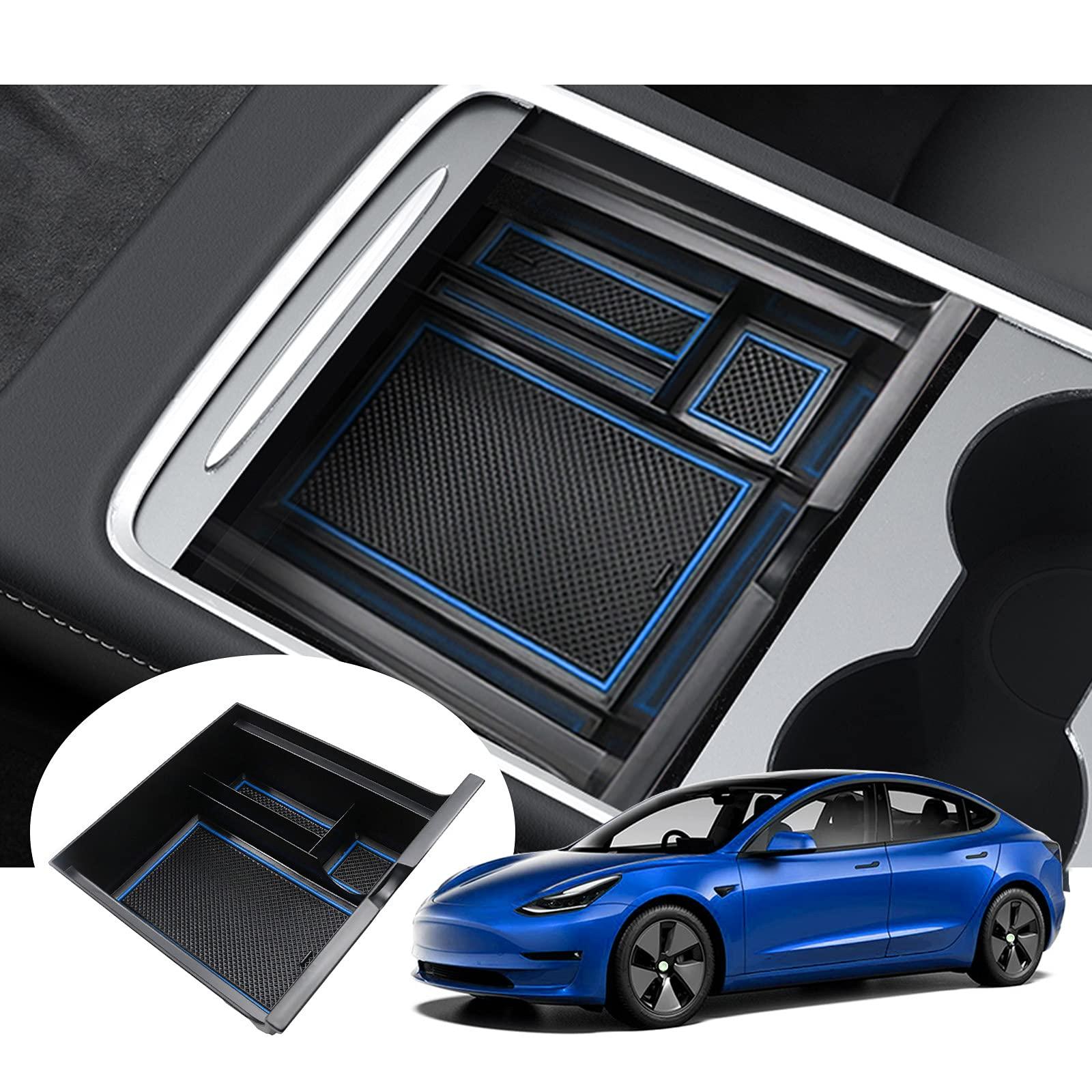 Tesla Model 3 Model Y Center Armrest Storage Tray 2021+ - LFOTPP Car Accessories