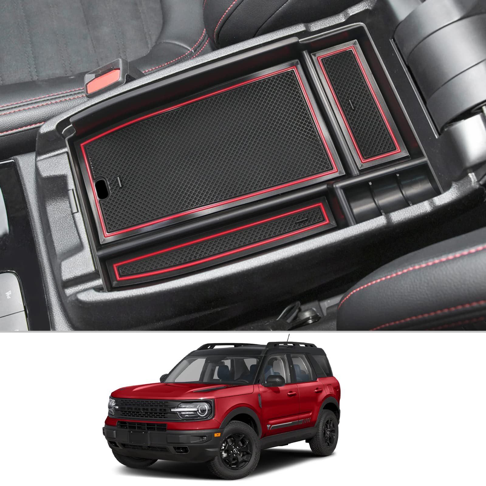 Ford Bronco Sport CX430 Center Armrest Storage Tray 2021+ - LFOTPP Car Accessories