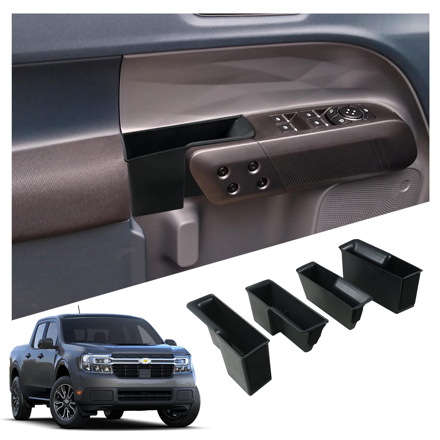 Ford Maverick 4 Packs Door Side Storage Box 2022+ - LFOTPP Car Accessories
