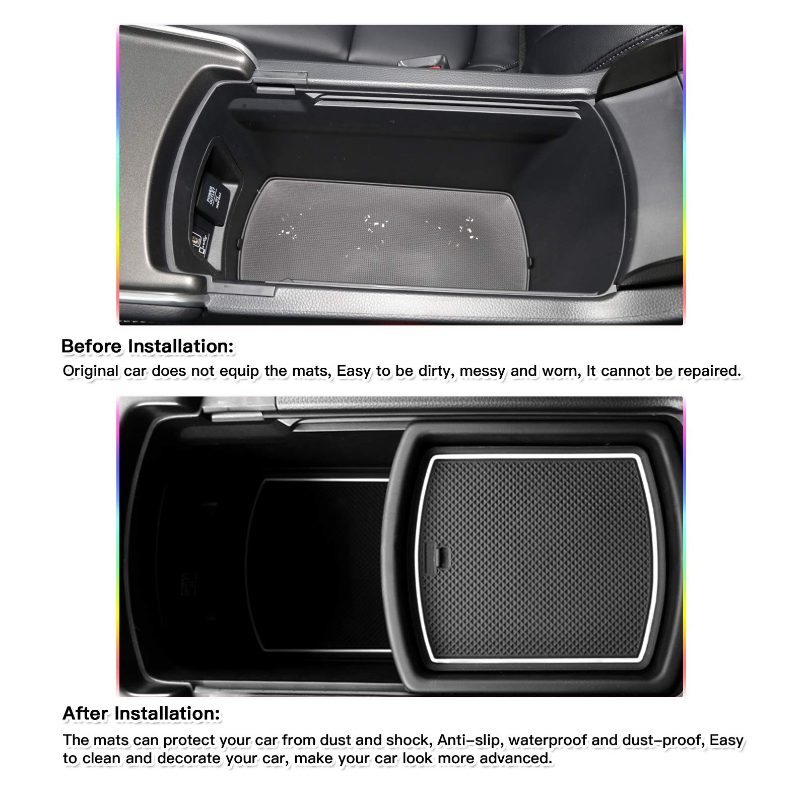 Honda Accord Door Slot Mats 2018+ - LFOTPP Car Accessories
