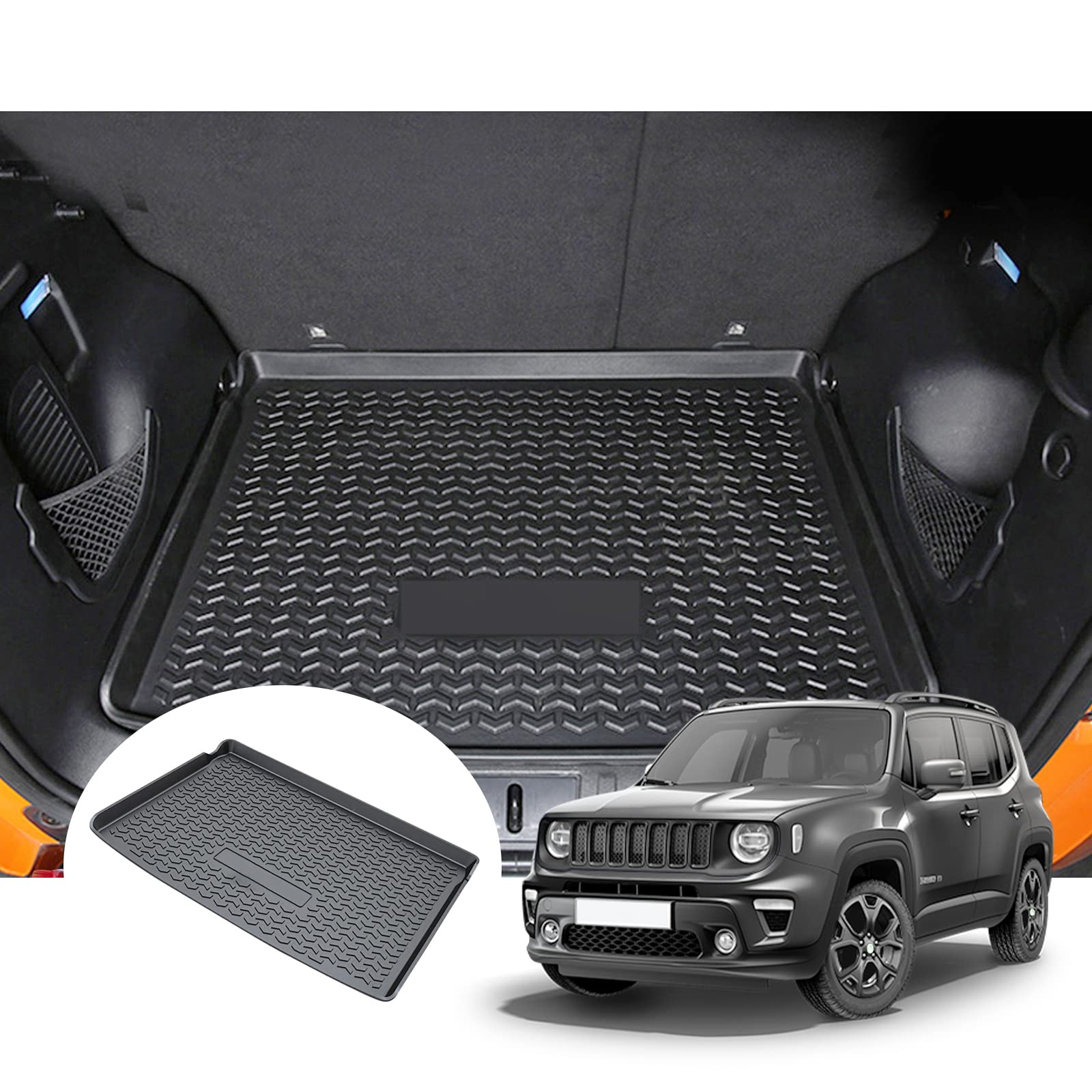 Jeep Renegade BU Trunk Mats 2015+ - LFOTPP Car Accessories