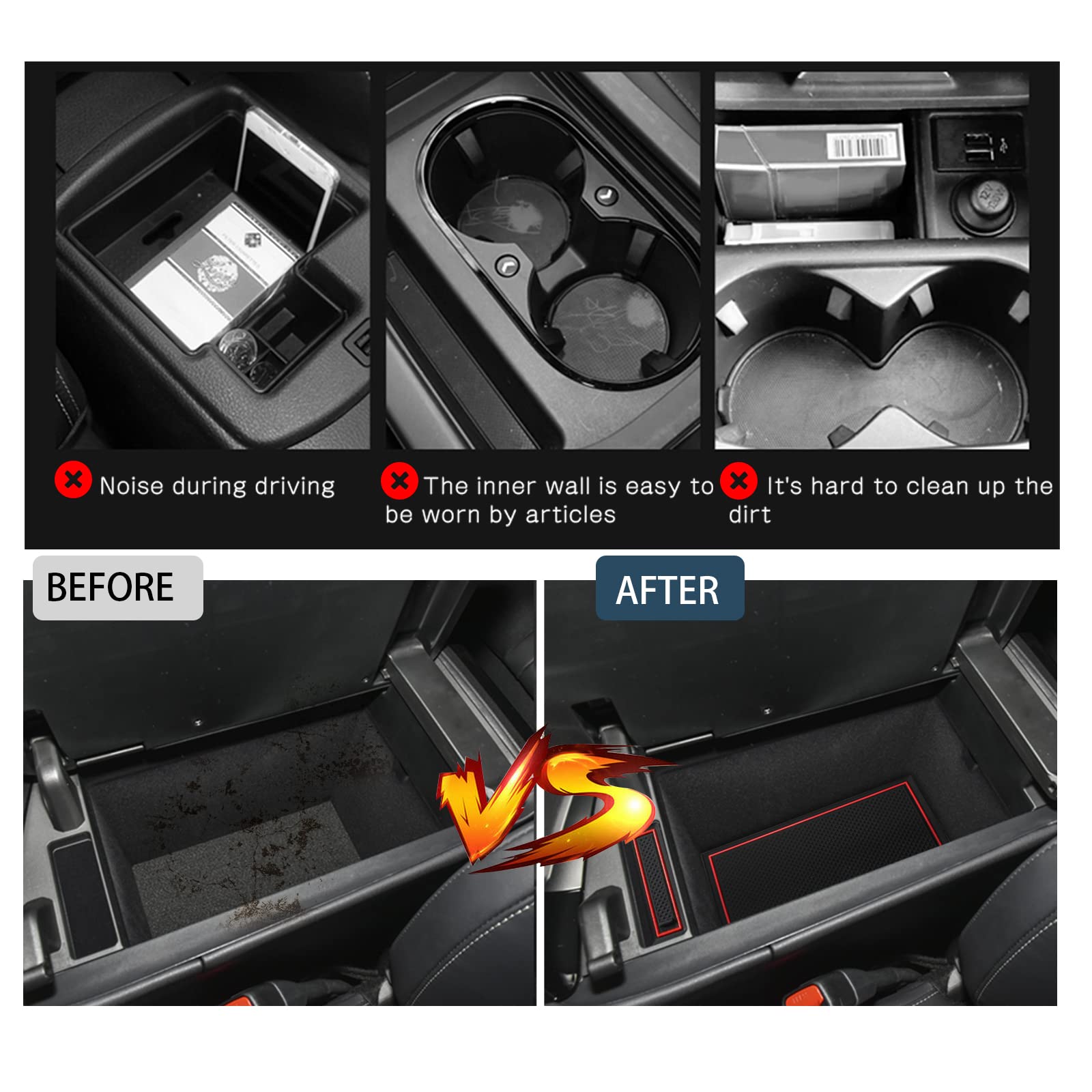 Lexus NX Door Slot Mats 2022+ - LFOTPP Car Accessories